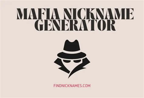 nickname mafia|mafia nicknames for jeremiah.